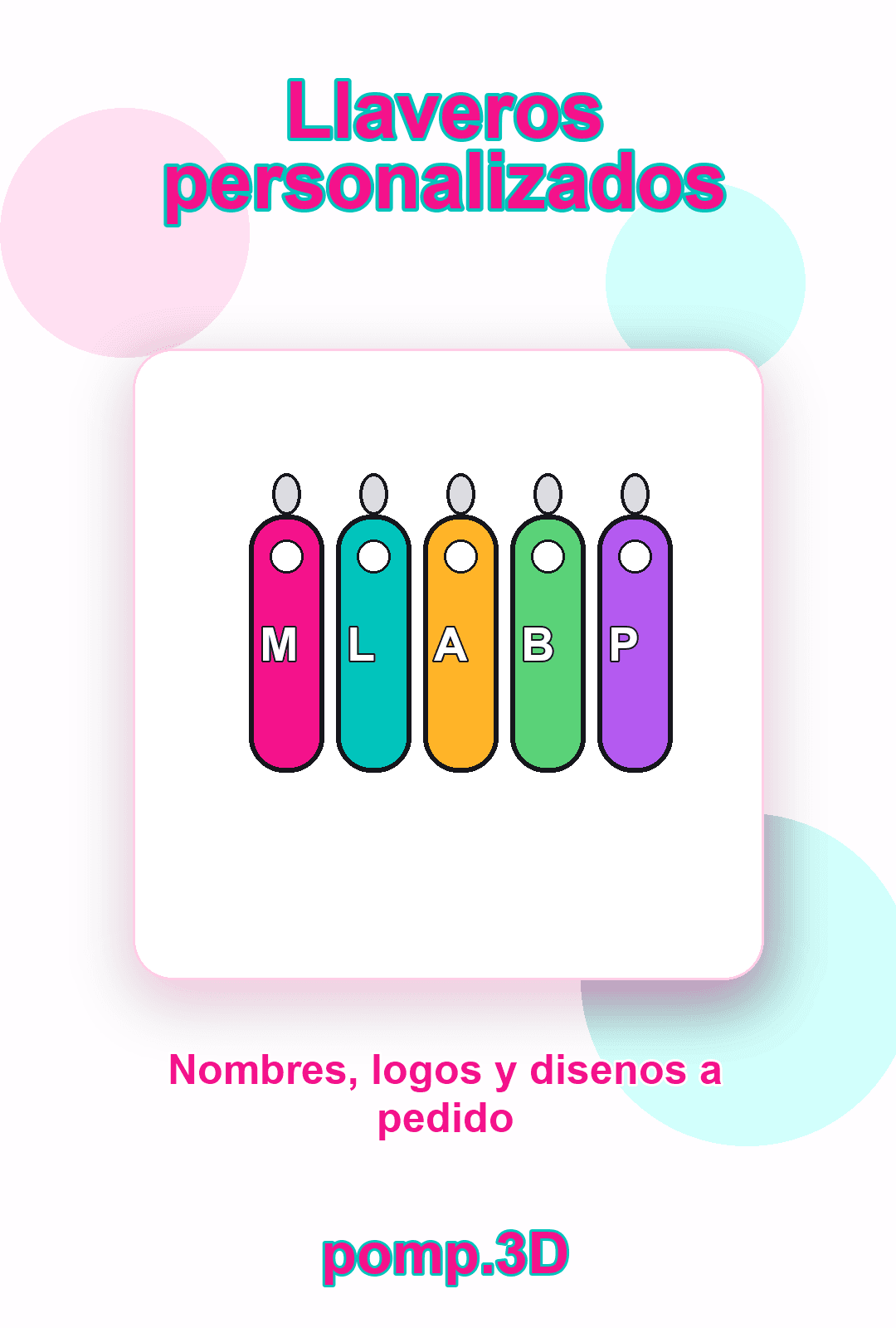 Llaveros personalizados
