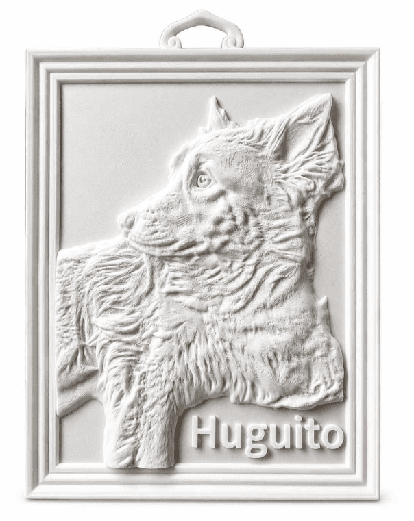 Cuadro mascota 3D